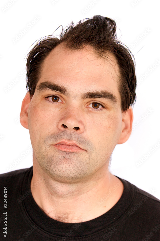 man with bad haircut man with bad haircut