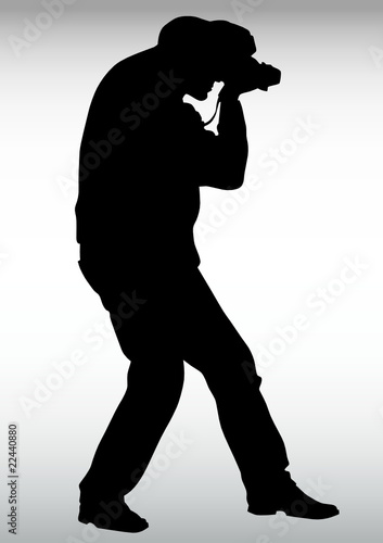 Photographer man work