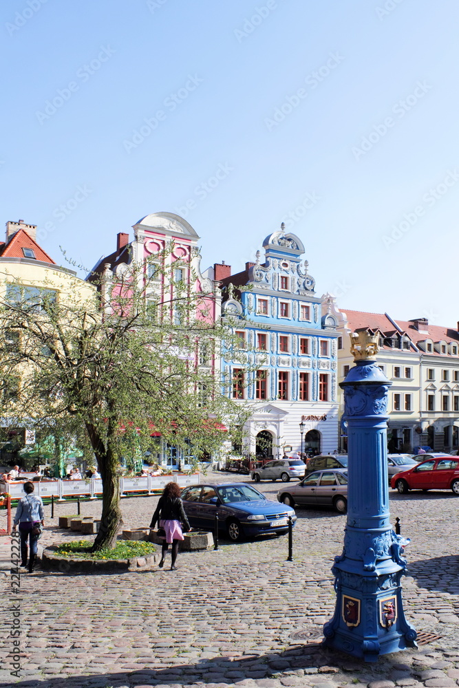 Naklejka premium Rathausplatz Szczecin