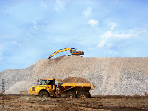 Working digger