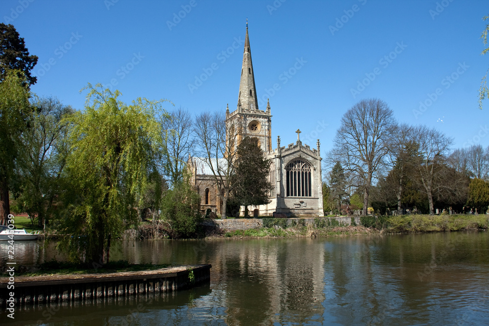 Holy Trinity Church and the River Avon