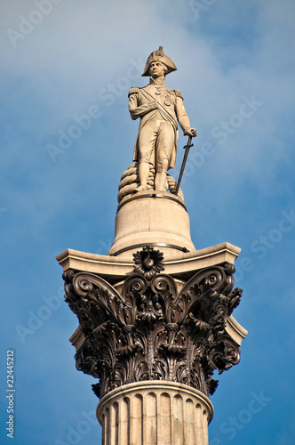 Nelson column on trafalgar square photo