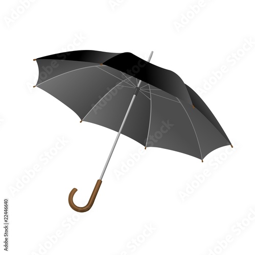 black umbrella