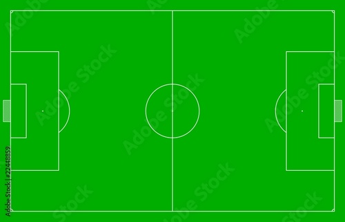Fussballfeld 1:10 - Vektor