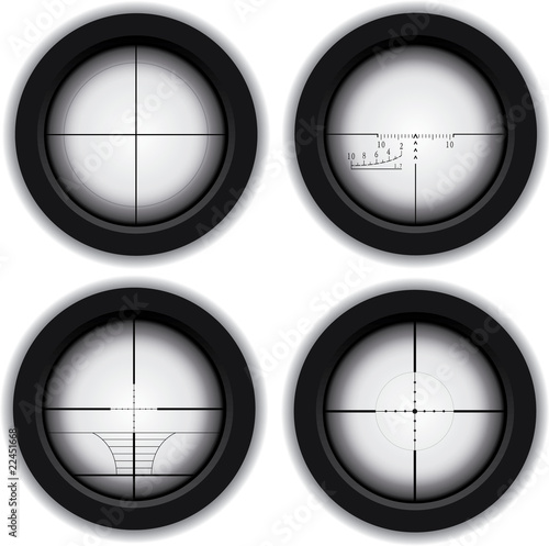 Optical sniper sight