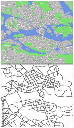Canvas Print Stockholm