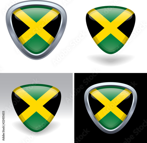 Jamaican Flag Crest