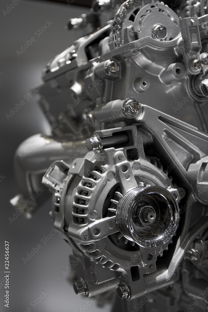 Obraz premium Silnik spalinowy
