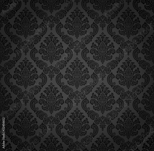 Seamless damask wallpaper