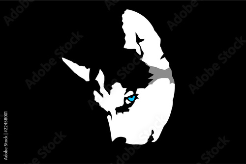 Silueta Husky