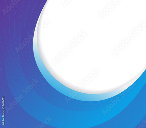 Blue concentric wavy background