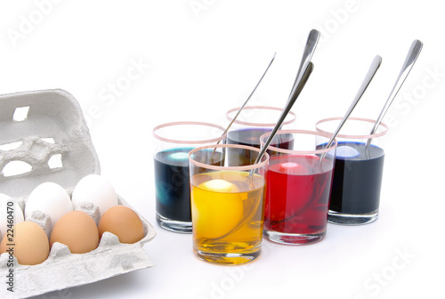 Ostereier färben - easter eggs colour 18