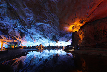 Leinwandbilder Guilin Kristallpalast in der Schilfrohrflötenhöhle  © gringos