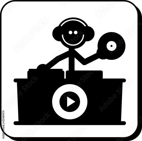 DJ at work