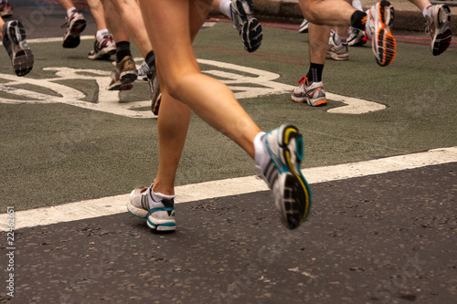Woman competing in marathon © Richard Waters