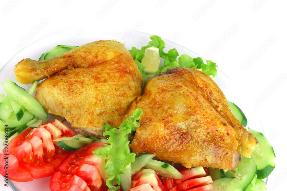 grilled chicken leg grilled chicken leg