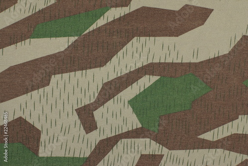 Obraz na płótnie German camouflage fabric, ww2