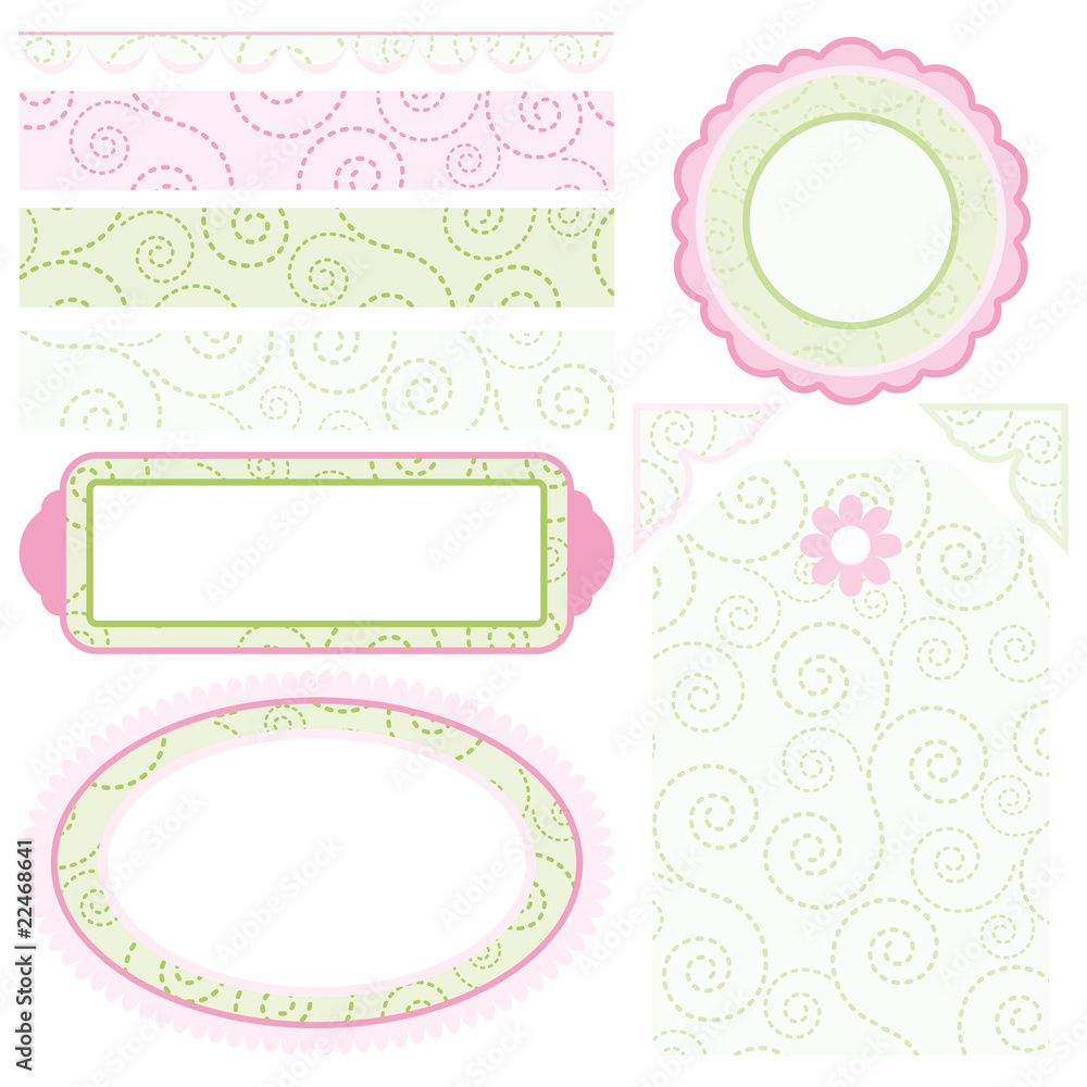 Set of elements for design. Collection Set of elements for design. Collection