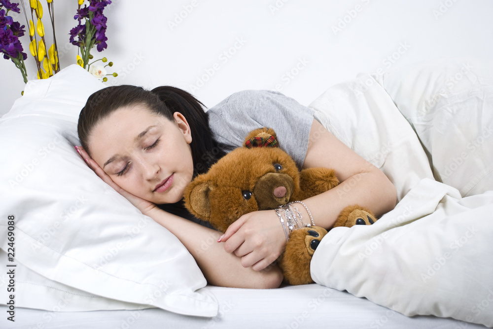Beauty woman sleeping Beauty woman sleeping