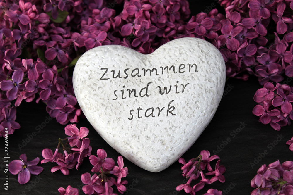 Keramikherz mit Aufschrift Keramikherz mit Aufschrift