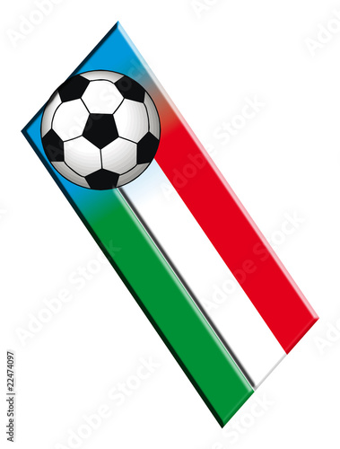 bandiera italia cn pallone