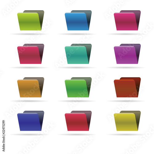 File Folder icon set