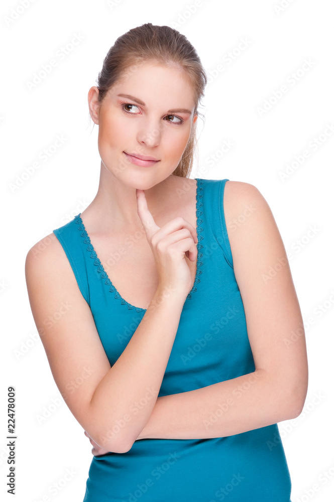 Thinking woman Thinking woman