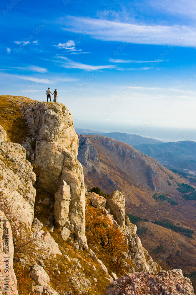 Fototapeta premium Hiking