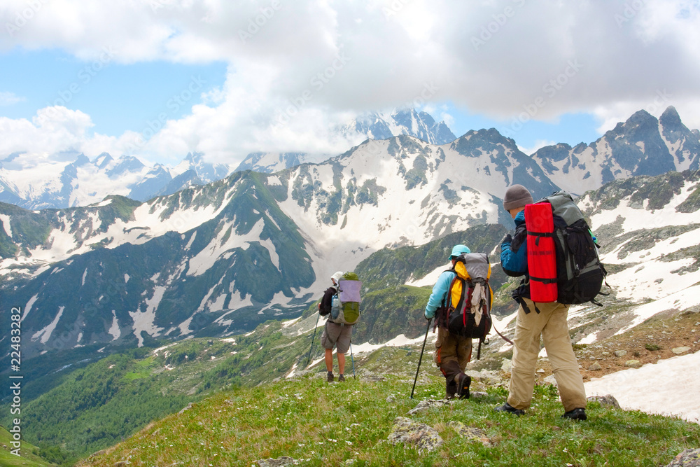 Fototapeta premium Hiker