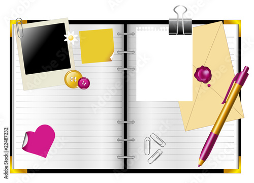 Diary personal organiser