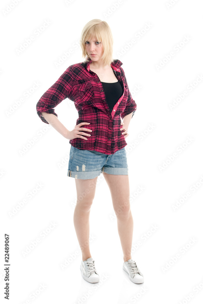Beautiful teenage girl posing Beautiful teenage girl posing