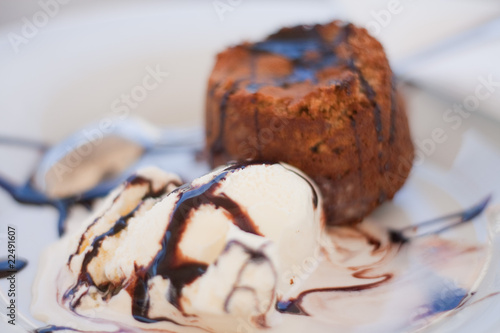 Souffle with ice cream 8