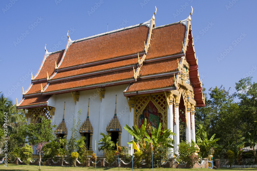 Buddhistic pagoda on Koh Chang island, Thailand