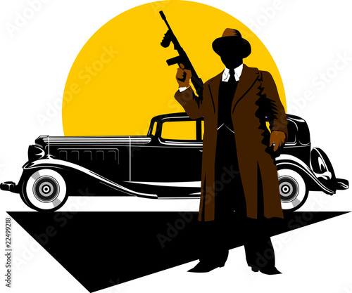 gangsters car
