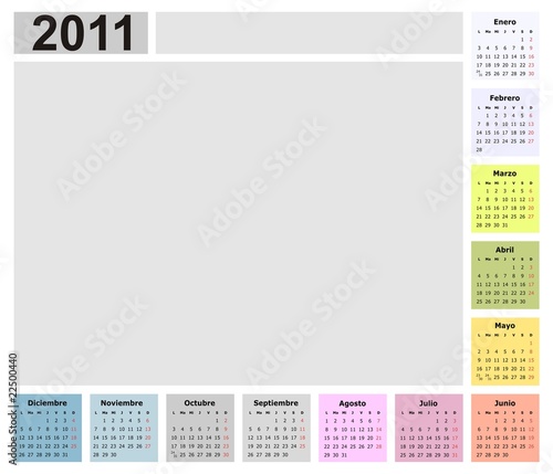calendario español 2011