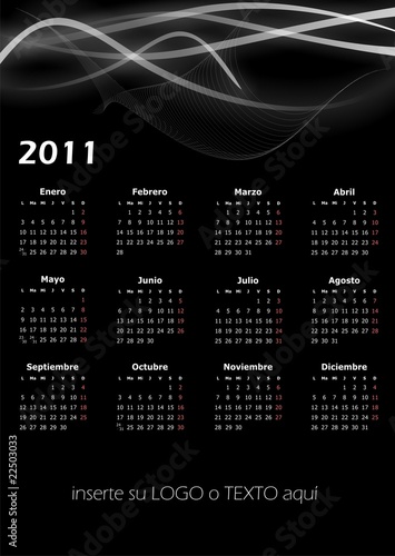calendario español 2011