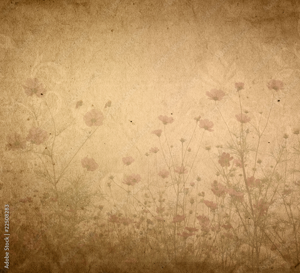old flower paper textures