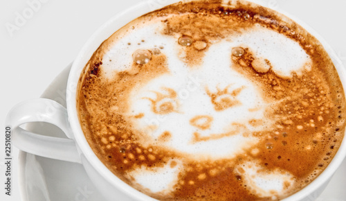 latte closeup