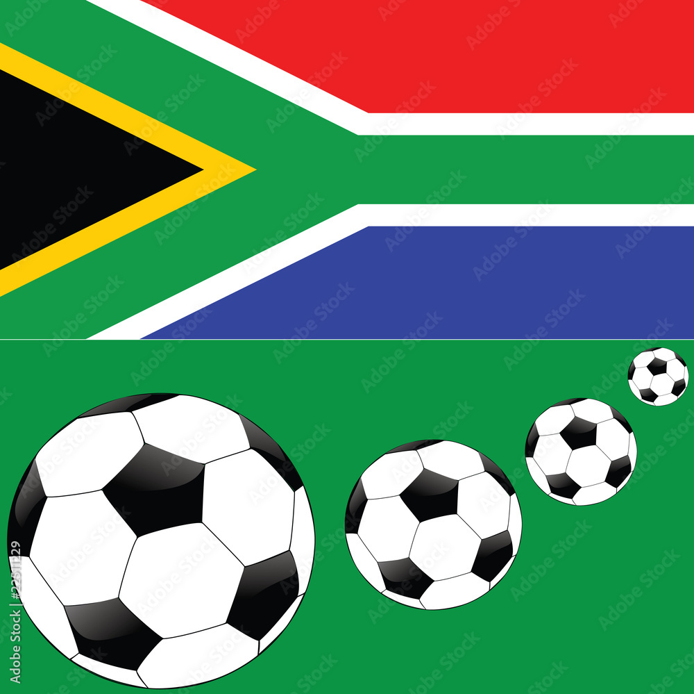 Obraz premium football in south africa
