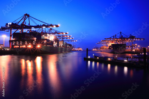 Hamburg, Containerterminal © Jonn Rübcke