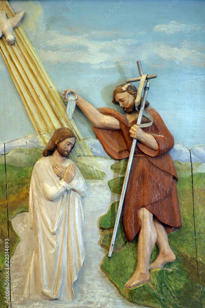 Obraz premium Baptism of the Lord