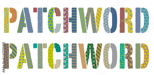 letras patchword