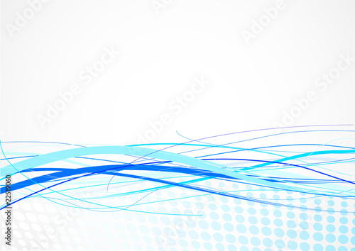 Wallpaper Mural Blue lines background Torontodigital.ca