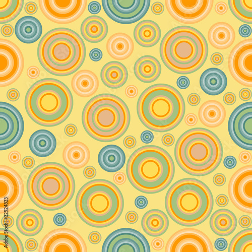 Seamless Background of Circles