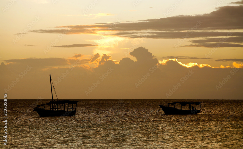 Zanzibar, tramonto a Nungwi