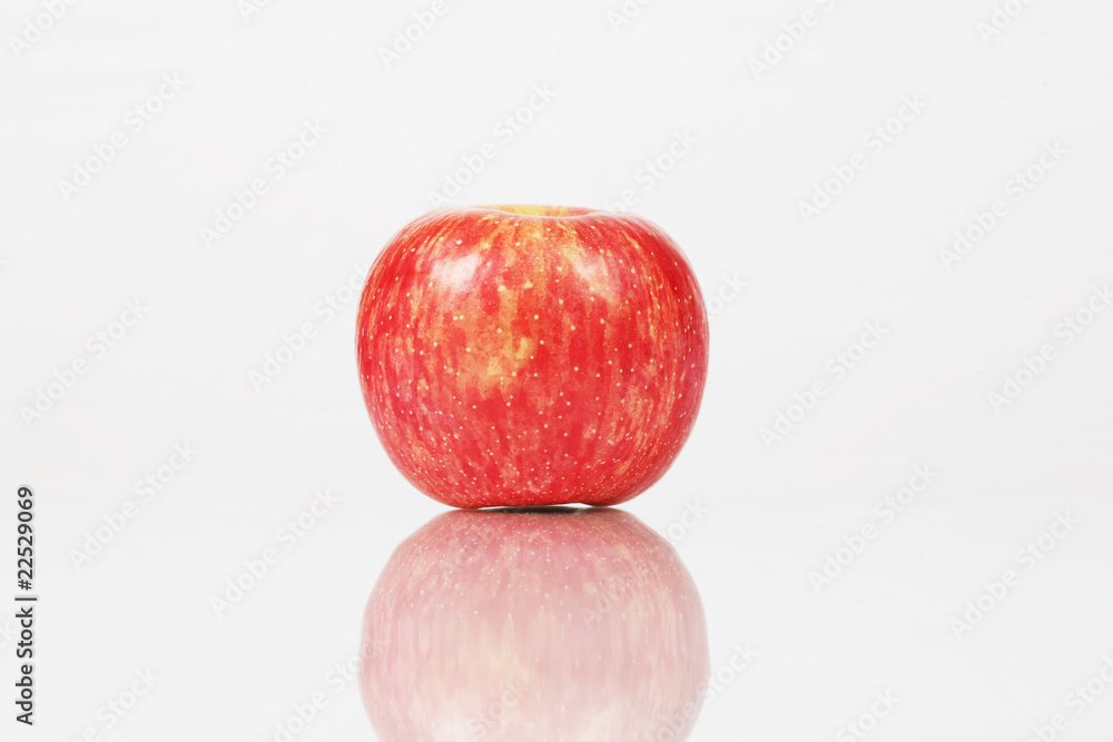 Red apple isolated on a white background .. Red apple isolated on a white background ..