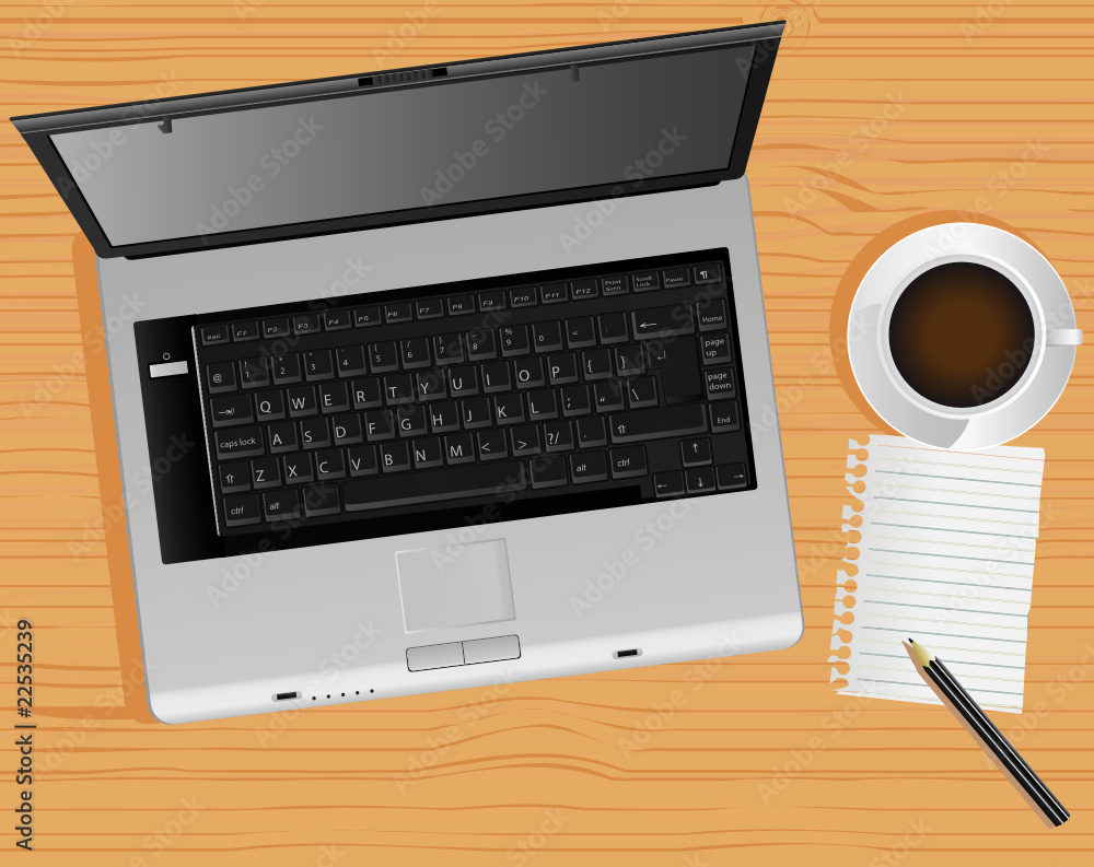 laptop and desk laptop and desk