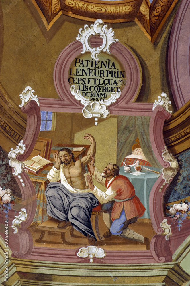 Scenes from the life of Saint Ignatius of Loyola, church ceiling