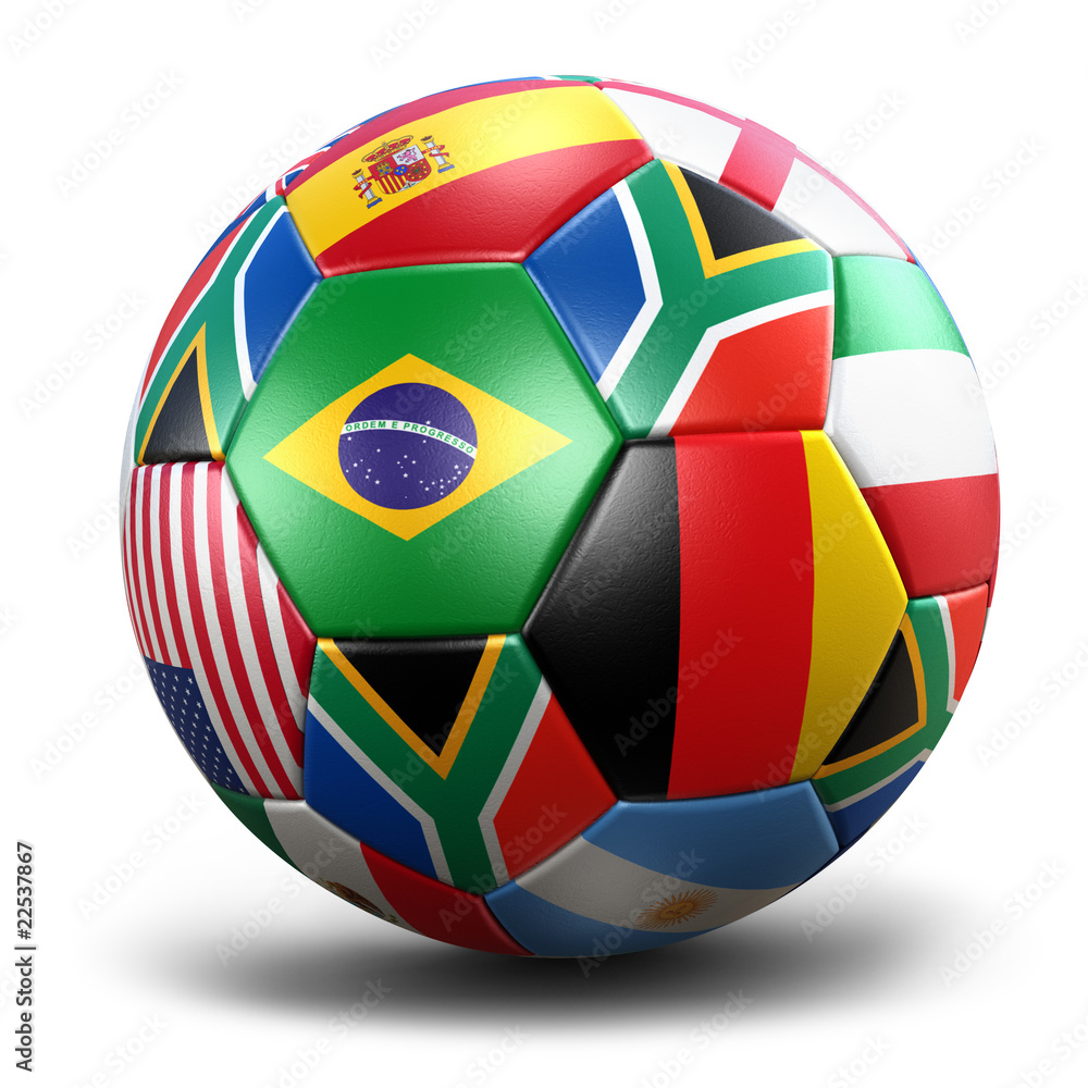 2010 FIFA World Cup South Africa ball (3d illustration) 2010 FIFA World Cup South Africa ball (3d illustration)