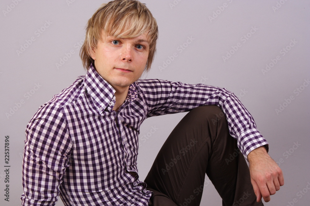 a young man a young man